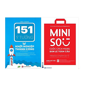 Combo Ý Tưởng Khởi Nghiệp Thành Công Và Cuộc Cách Mạng Bán Lẻ Toàn Cầu Miniso - Tặng Sổ Tay Ý Tưởng và Bookmark Hiệu Sách Mùa Hạ