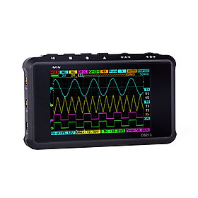 Mini DS213 Digital Ultralight Oscilloscope USB Rechargeable Handheld Oscilloscope Kit of 15MHz Analog Bandwidth 100M