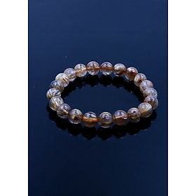 Vòng thạch anh tóc vàng by Anqlo Lusso 9mm-4A