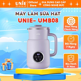 Mua Máy làm sữa hạt Unie chính hãng UMB08  công suất 600W  máy sữa hạt dung tích 600ml  5 chức năng xay nấu tiện lợi  xay nhuyễn mịn mọi thực phẩm  vệ sinh dễ dàng  chất liệu an toàn sức khỏe