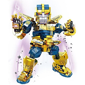 Lắp Ráp Xếp Hình Marvel Super Heroes Mô Hình Ác Nhân Thanos 785 Khối SY1319 - Đồ Chơi Trẻ Em