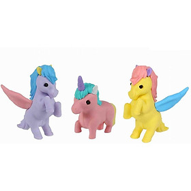 Bộ 3 Gôm IWAKO Unicorn - Nhật Bản