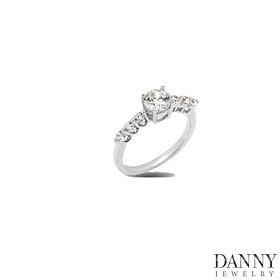 Nhẫn Đôi Danny Jewelry Bạc 925 Đính Đá CZ Xi Rhodium N0099