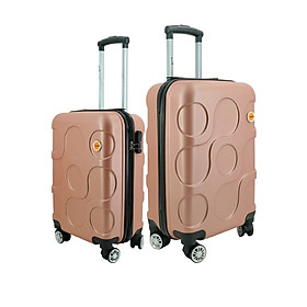 Bộ 2 vali nhựa kéo size 20inch + 24inch i'mmaX X12