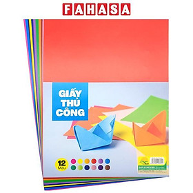 Giấy Thủ Công Decal 12 Màu A4 - The Sun