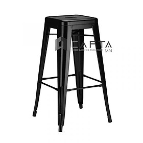 Mua Ghế quầy bar tolix sơn tĩnh điện màu xám không tựa có chân cố định CB TOLIX-T1 Capta.vn