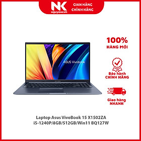 Mua Laptop Asus VivoBook 15 X1502ZA i5-1240P/8GB/512GB/Win11 BQ127W - Hàng chính hãng