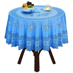 Mua Khăn Trải Bàn Tròn PAULEE - 856B (180cm) - Xanh Biển
