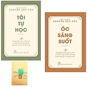 [Download Sách] Combo Tôi Tự Học và Óc Sáng Suốt ( Tặng Kèm Sổ Tay )