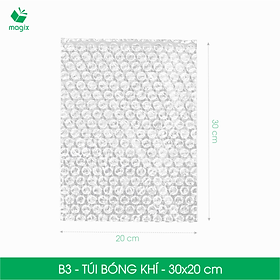 B3 - 30x20 cm - 25 Túi bóng khí chống sốc đóng hàng - Túi gói hàng, bọc chống sốc, xốp chống sốc