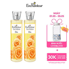 Combo 2 Nước hoa toàn thân cao cấp Enchanteur hương Chic/Princess/Beauté 100ml/chai