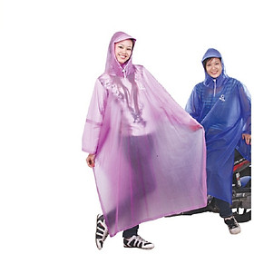 Áo mưa Rando Poncho cổ rùa trong màu Freesize ( GIAO MÀU NGẪU NHIÊN) giúp che chở cho người thân yêu của bạn