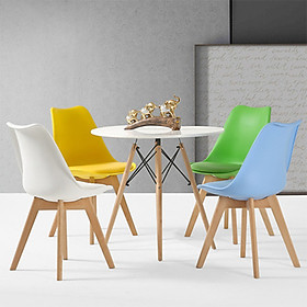 Mua Ghế ăn Eames Nordic đơn giản nhựa chân gỗ - Ghế thời trang  Nội thất thông minh