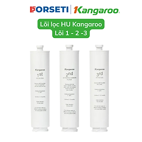 Bộ Lõi lọc 123 KG100HU, KG100HU+ dành cho các máy Kangaroo KG100HU, KG100HU+, KG100MED, KG100EED, KG-Y1MED-  Hàng chính hãng - Combo 3 lõi 123