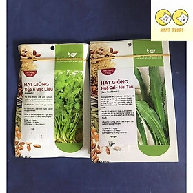 Bộ 2 Gói Hạt giống ngò gai mùi tàu - Ngò rí Bạc Liêu 10Gr x2