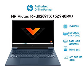 Mua Laptop HP Victus 16-d0289TX (5Z9R0PA) (i7-11800H | 16GB | 512GB | GeForce RTX 3060 6GB | 16.1  FHD 144Hz | Win 11) Hàng chính hãng