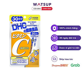 DHC VITAMIN C HARD CAPSULE - Viên uống bổ sung vitamin C, tăng cường sức đề kháng cho cơ thể