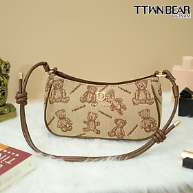 Túi xách nữ TN3199 đeo chéo thời trang công sở đi học đi chơi TTWN BEAR da PVC cao cấp