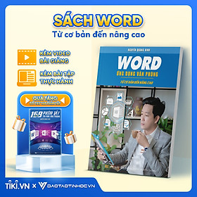 Hình ảnh Sách Word ĐÀO TẠO TIN HỌC Ứng Dụng Văn Phòng Từ Cơ Bản Đến Nâng Cao Kèm Theo Khóa Học Online