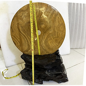 Mua Đồng điếu  màu vàng đường kính 40 cm nặng kg cho người mệnh Kim và Thổ đá tự nhiên khai thác tại Việt Nam
