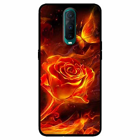 Ốp lưng dành cho Oppo R17 Pro mẫu Hoa Hồng Lửa