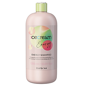 Dầu gội ngăn ngừa rụng kích thích mọc tóc Inebrya Ice-Cream Energy (Liquiriza) shampoo 1000ml