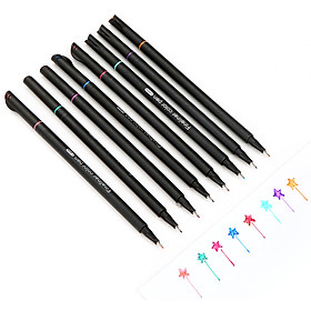 Bộ bút viền 0.4mm mượt mà dùng để trang trí ghi chú