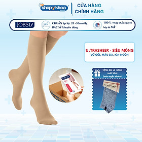 Vớ y khoa gối JOBST UltraSheer - Siêu Mỏng hỗ trợ điều trị giãn tĩnh mạch chân 