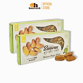 Combo 2 hộp Chà Là khô nguyên cành Deglet Nour Tunisia (500g/hộp)