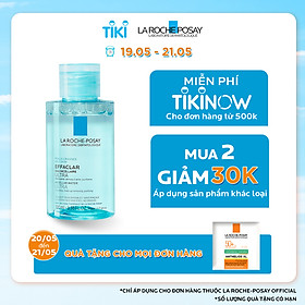 Nước Tẩy Trang Làm Sạch Sâu & Kiểm Soát Bã Nhờn Cho Da Dầu Nhạy Cảm La Roche-Posay Micellar Water Ultra Oily Skin 100ml