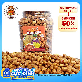 Đậu phộng (lạc) cháy tỏi ( Giòn ngon - đậm vị ) thương hiệu Nàng Khô - 1 Kí