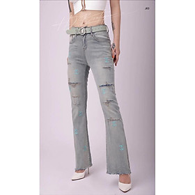 Quần Jeans rách phong cách -J63 - XanhJeans