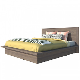Giường ngủ cao cấp Tundo màu xám 180cm x 200cm