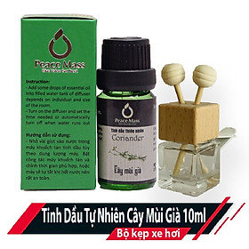 TD10ml-KX11 Combo Tinh Dầu Cây Mùi Già Peace Mass 10ml - Bộ Kẹp Xe Ô tô - Coriander