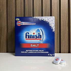 Muối rửa bát Finish 4kg - Nhập khẩu châu Âu