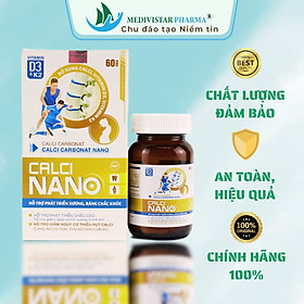 Thực Phẩm Chức Năng Bổ Sung Canxi Cho Trẻ Hỗ Trợ Phát Triển Xương Răng Chắc Khỏe Lọ 60 Viên