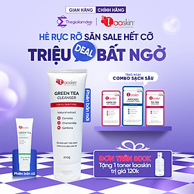 Sữa rửa mặt trà xanh Laaskin làm sạch và cung cấp độ ẩm cho da 200g