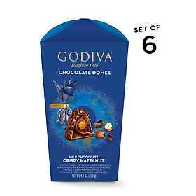 Chocolate GODIVA ngon nhất thế giới Domes Hộp 6 cái vị Milk Chocolate