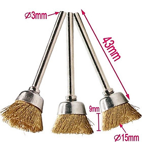 Mua Chổi sợi đồng  đánh rỉ trục 3mm