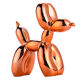 Novelty Resin Balloon Dog Ornament Animal Statue Decor Crafts