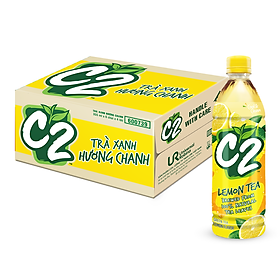 Thùng 24 chai Trà Xanh C2 355ml x 24 đủ vị