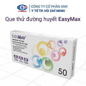 Que thử đường huyết EasyMax Hộp 50 que