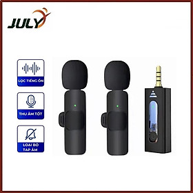 Mua MICROPHONE KẸP ÁO KHÔNG DÂY 2 MICRO K35-2 - JL