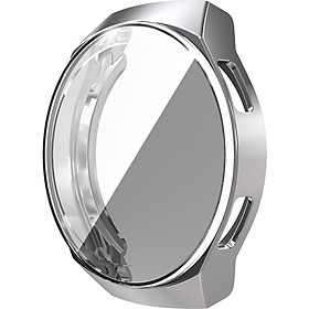 TPU Smart Watch Case Shockproof Protective Watchcase Scratch-proof Smartwatch Cover with Screen Protector Compatible