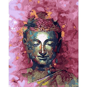 Mua Tranh sơn dầu số hóa DIY khổ 40x50cm đã căng khung - Tranh về Phật