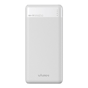 Pin Sạc Dự Phòng 10.000mAh VIVAN VPB-M10 – Sạc Nhanh Chuẩn PD + QC 3.0, Công Suất 18W, 2 Cổng Sạc Vào/Ra - HÀNG CHÍNH HÃNG