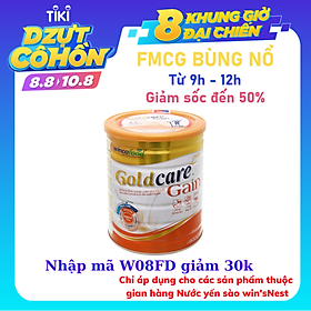 Sữa bột Wincofood Goldcare Gain lon 900g: sản phẩm dành cho người gầy thích hợp cho mọi đối tượng và trẻ từ 1 tuổi trở lên giúp tăng cân và tăng cường thể lực