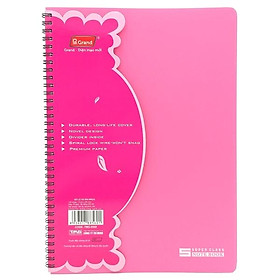 Sổ Lò Xo Phân Trang Grand A4 - Màu Hồng
