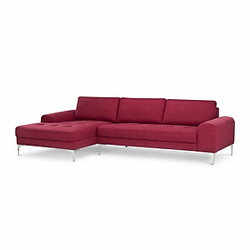 Sofa góc L-Concept Juno Sofa Smart Oled 289 x 151 x 85 cm (Tím) + 2 gối trang trí trị giá 300.000Đ
