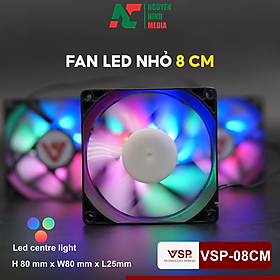 Fan LED Mini 8cm VSP-08CM - Hàng Chính Hãng
